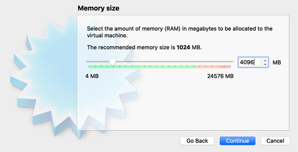 Set RAM for Virtual Machine (macOS)