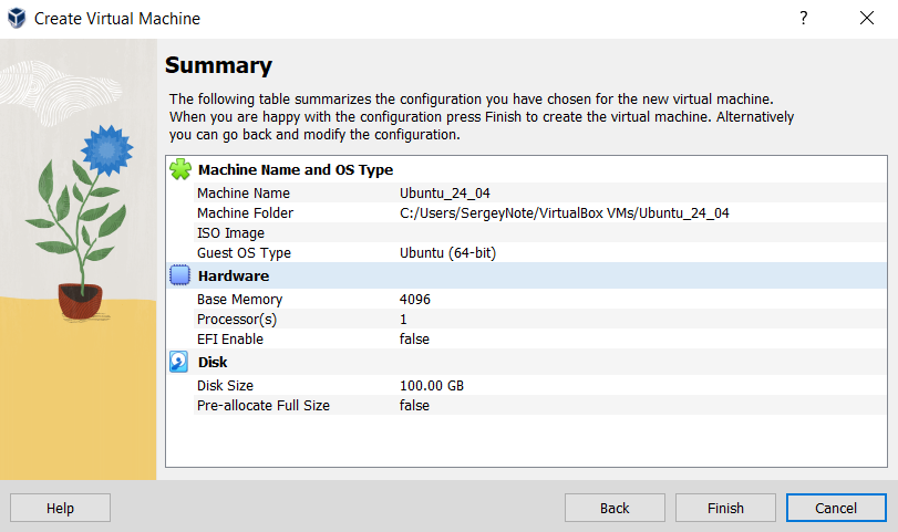 Review the Summary and Click Finish